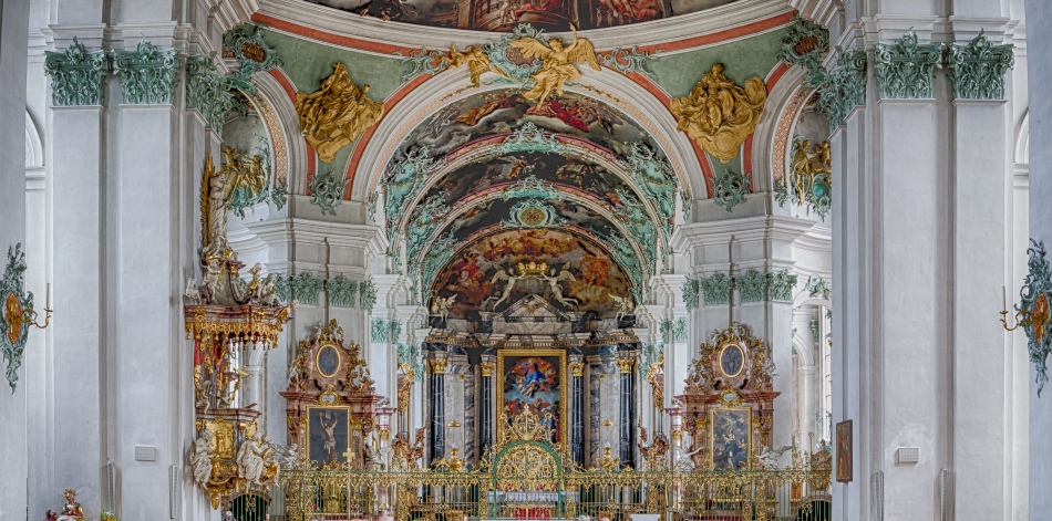 St. Gallen Stiftskirche-Altar